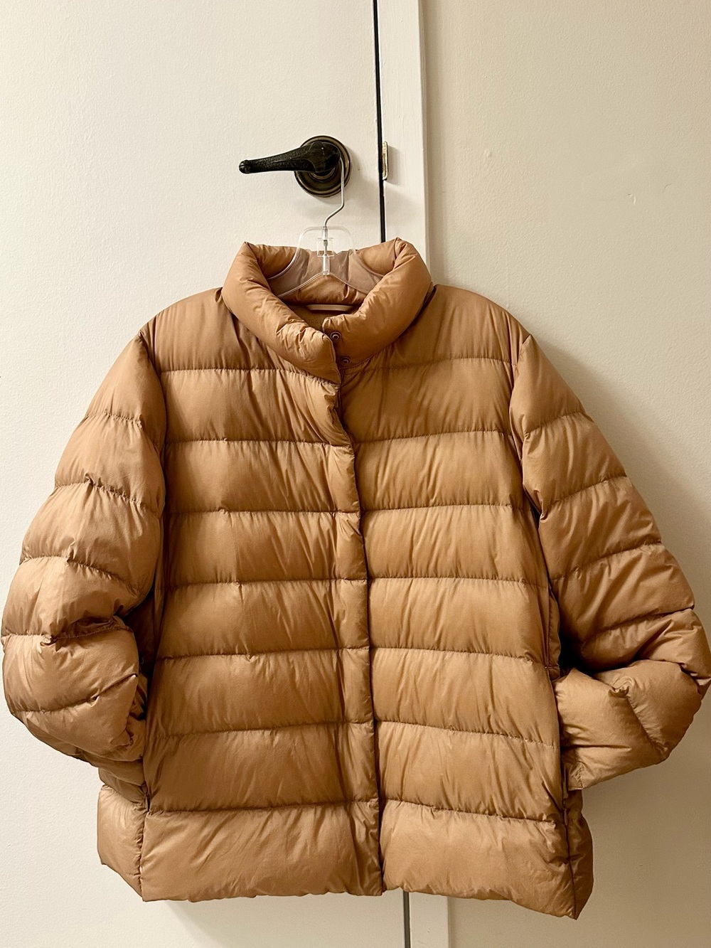 Uniqlo Camel Wide Puffer Jacket
